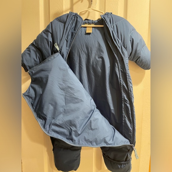 REI Kids Blue Puffer Snowsuit - Picture 2 of 10